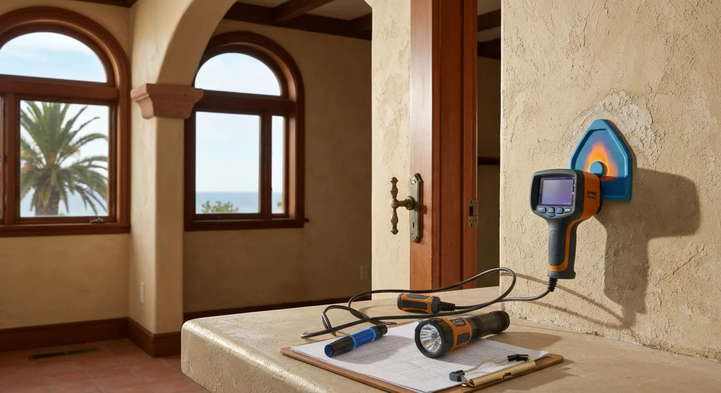 Water leak detection in Point Loma home