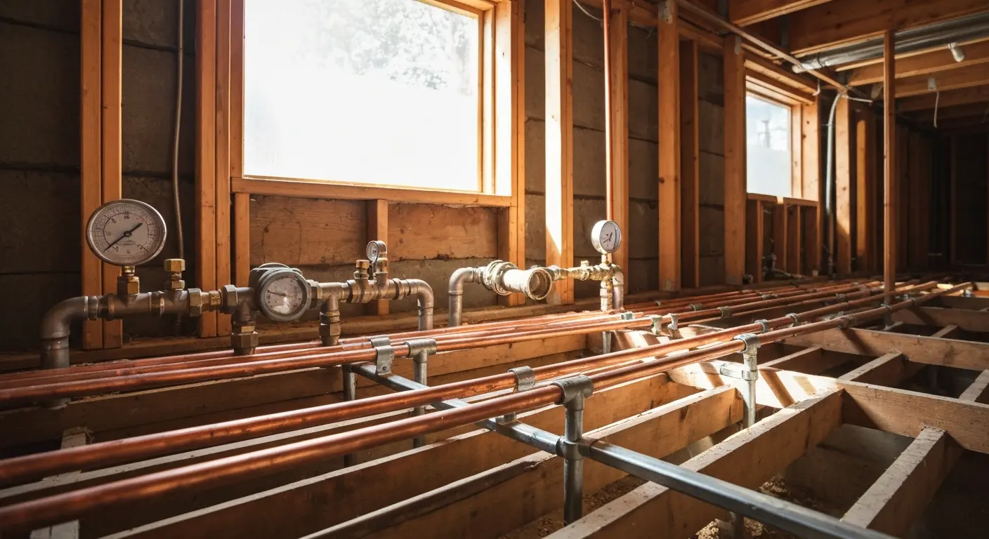 Whole house repipe installation