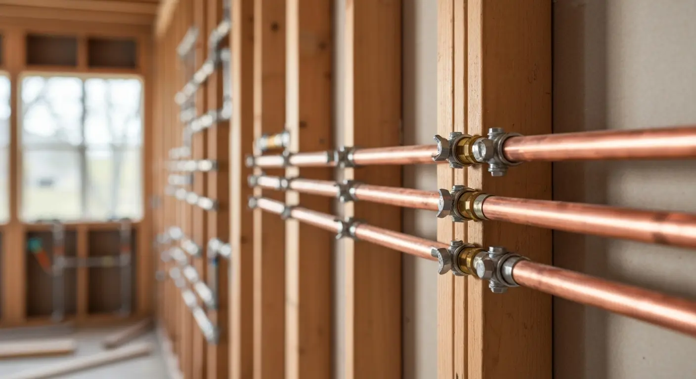 Repipe project in progress