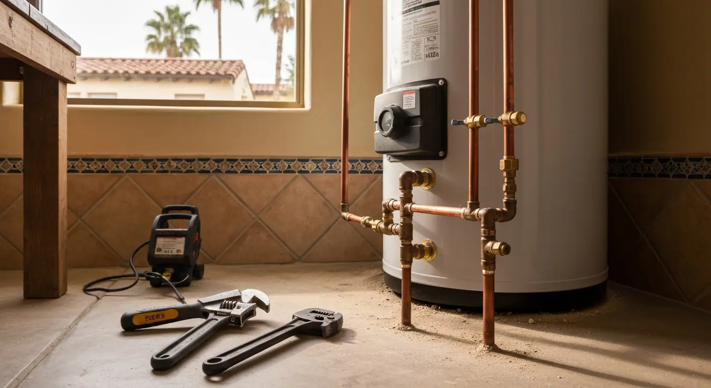 Water heater leak repair