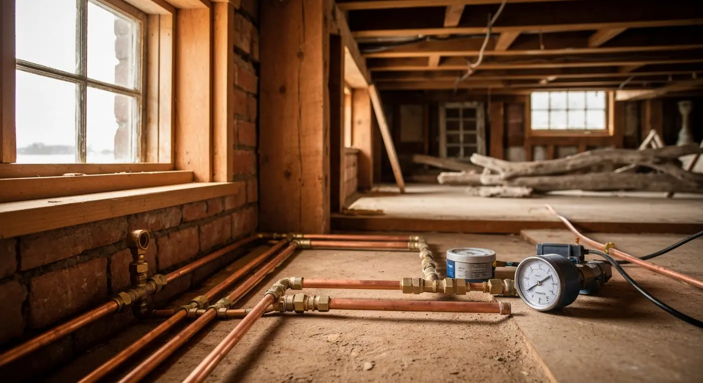 Whole house repipe installation