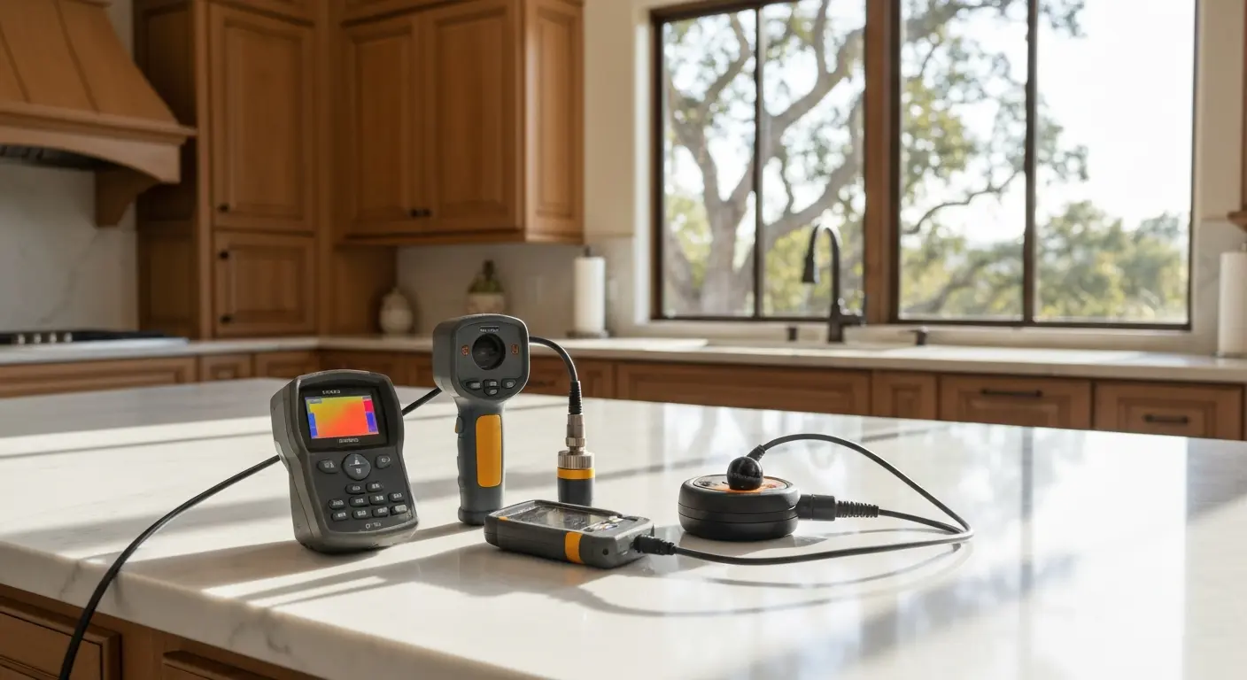 Water leak detection