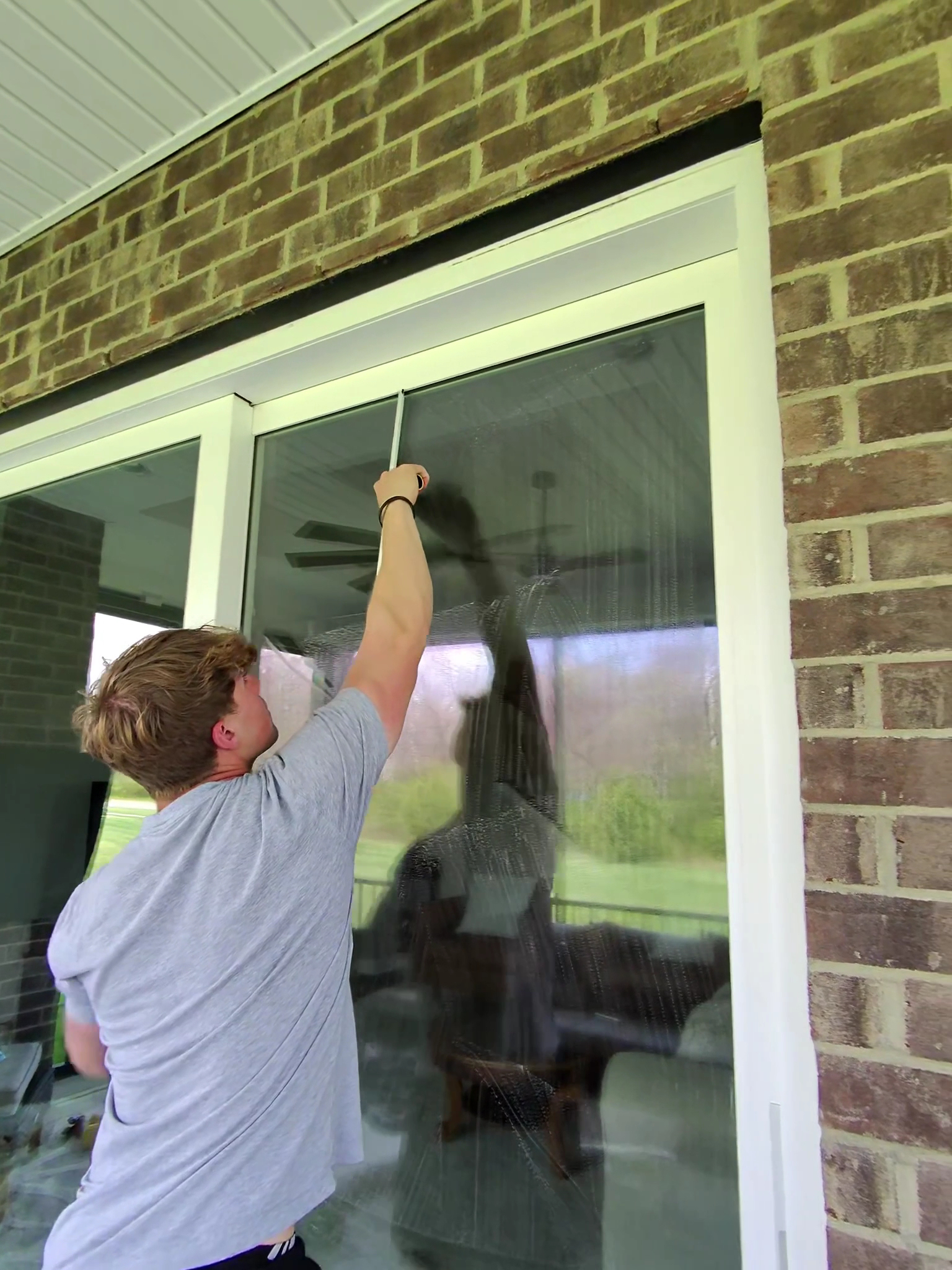 Whiteline Window Washing exterior cleaning on residential property