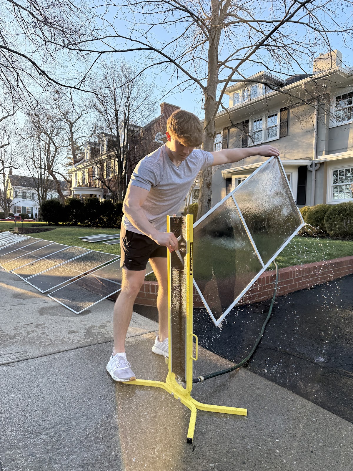 Professional window cleaning results by Whiteline