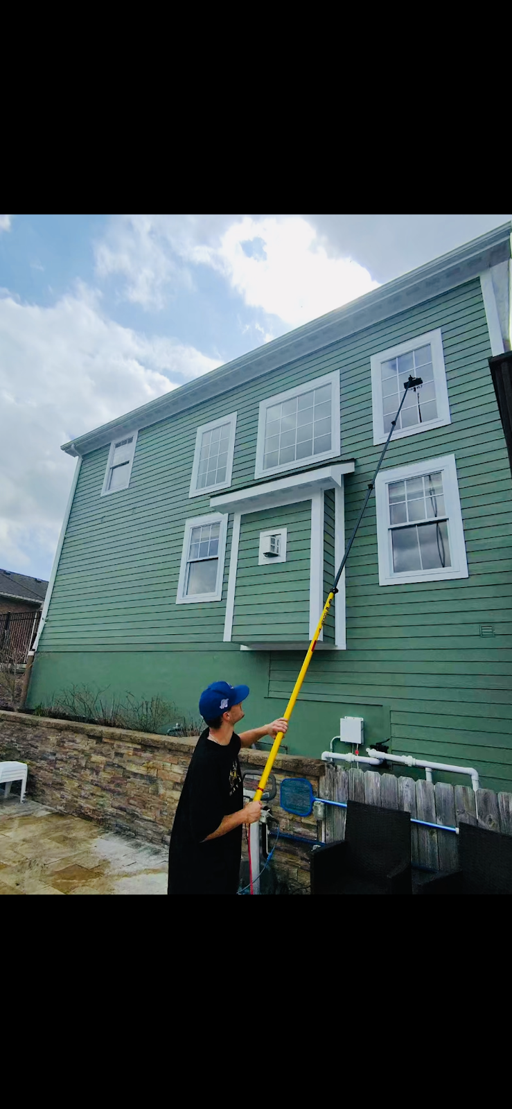 Whiteline Window Washing exterior cleaning on residential property