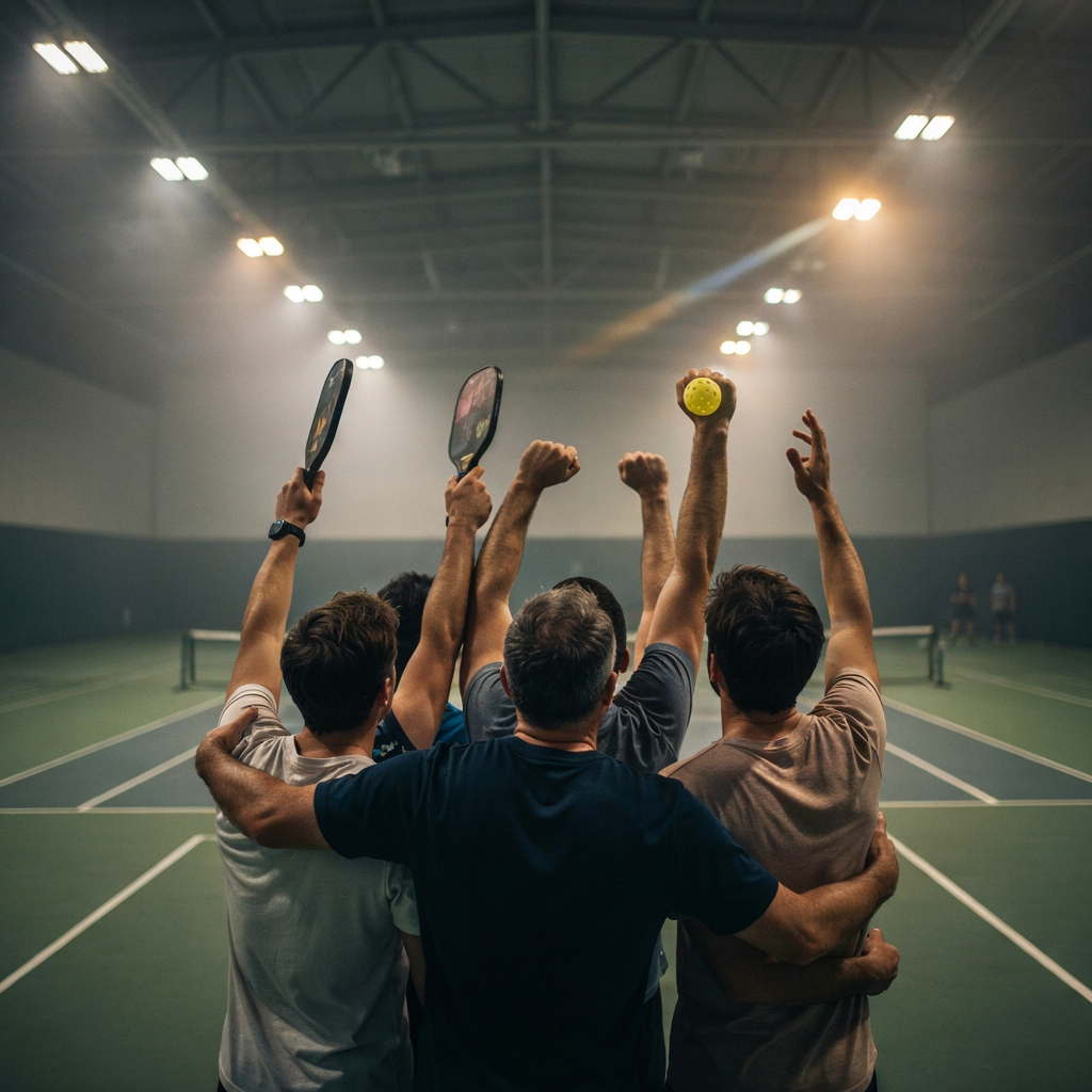 Corporate team building on the courts