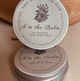 I'm the Balm all-natural pain relief balm tin
