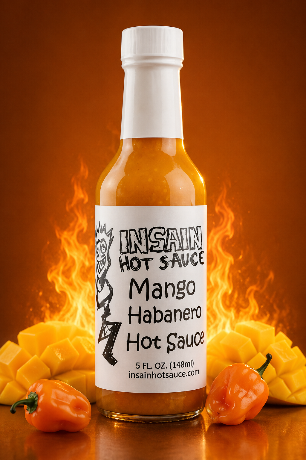 Mango Habanero hot sauce