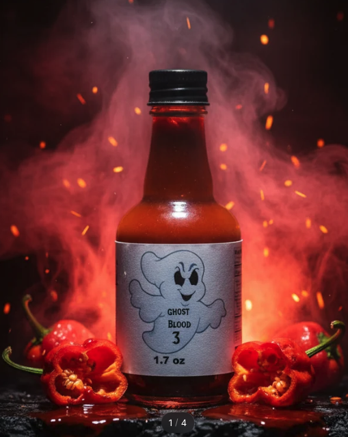 3 Million Ghost Blood 3 hot sauce