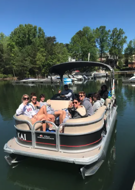 Group day on the lake
