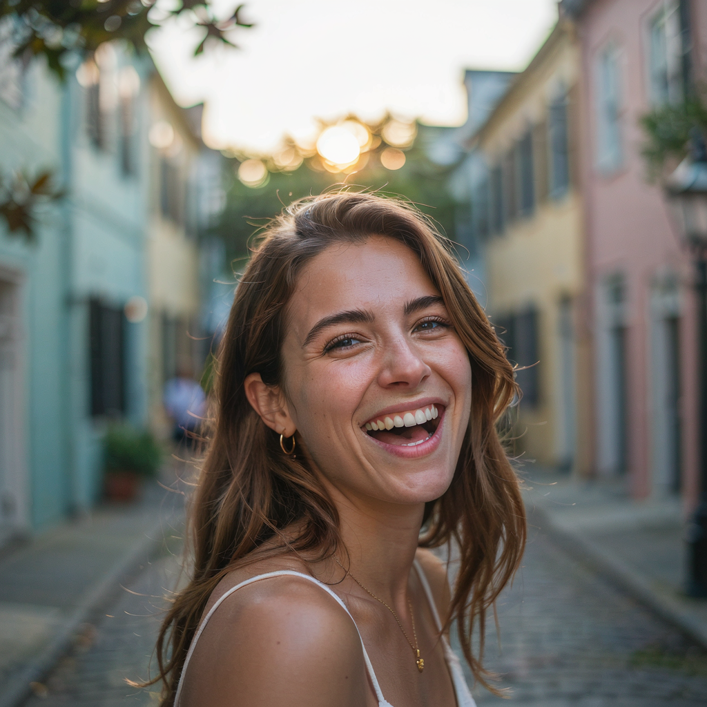 A group touring Charleston with Holy City Transportation
