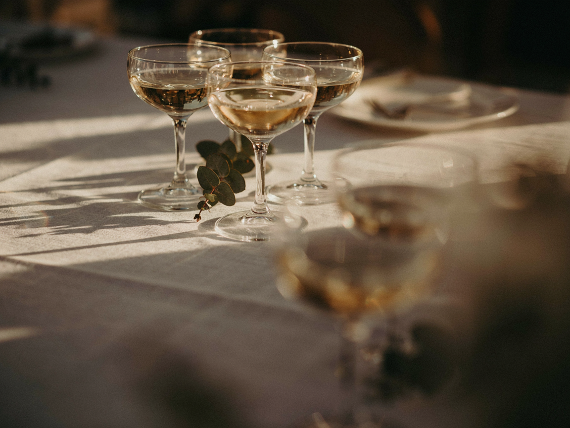 Soft florals and candlelight at a memorial gathering
