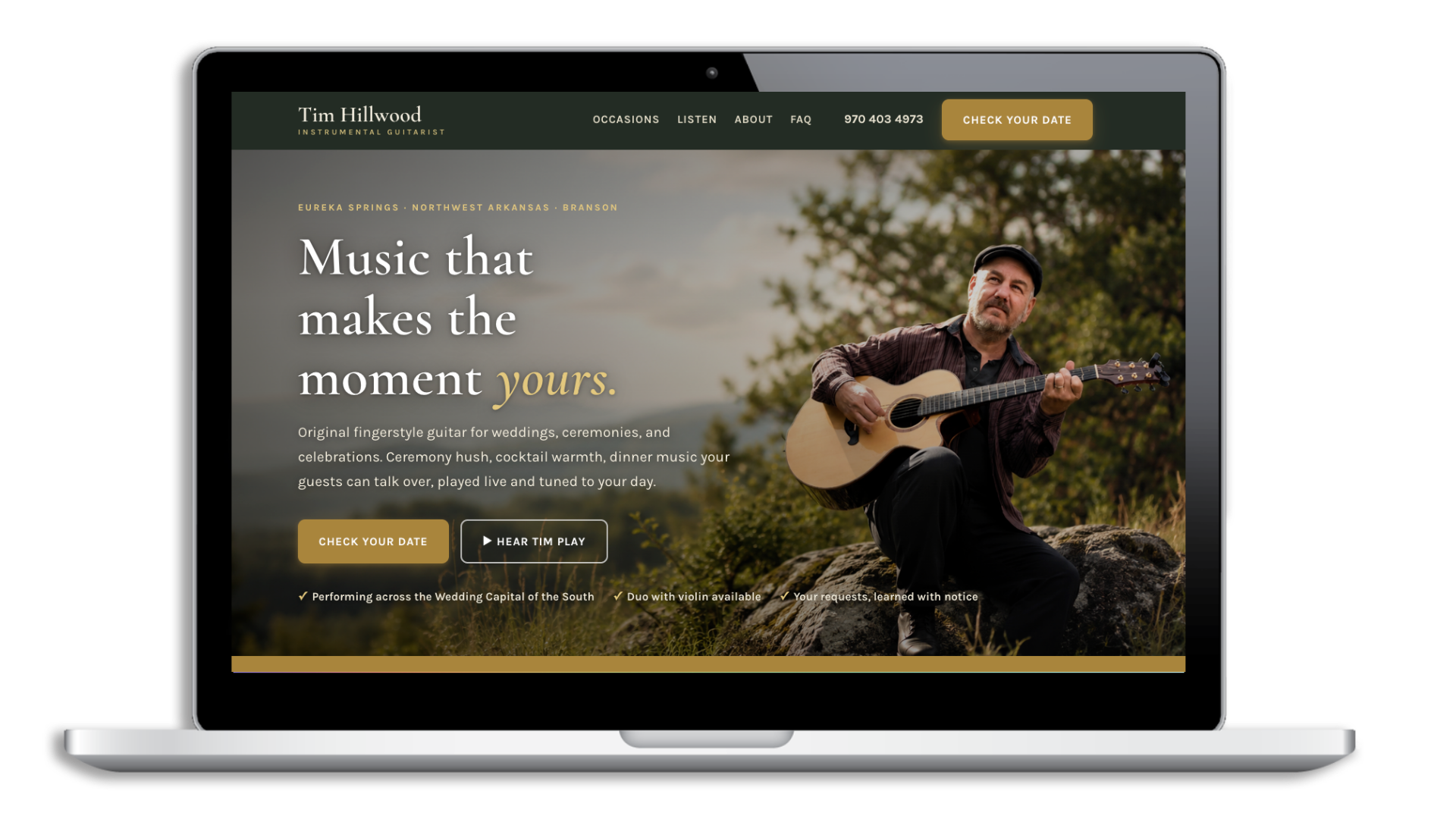 Personal brand website redesign concept