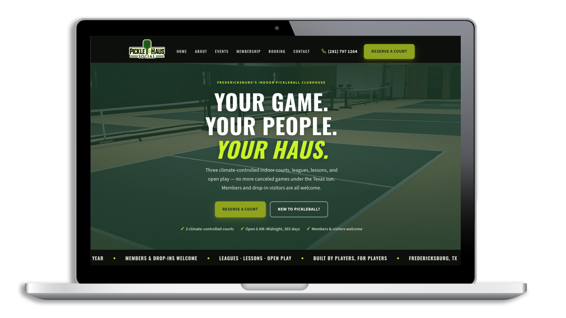 Pickle Haus website redesign concept