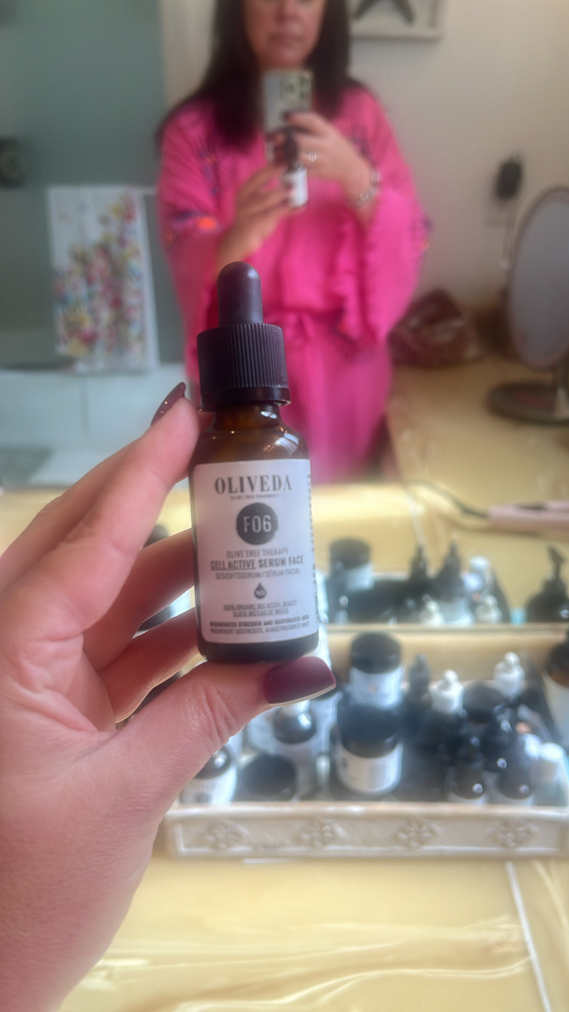 Oliveda waterless skincare in my everyday routine