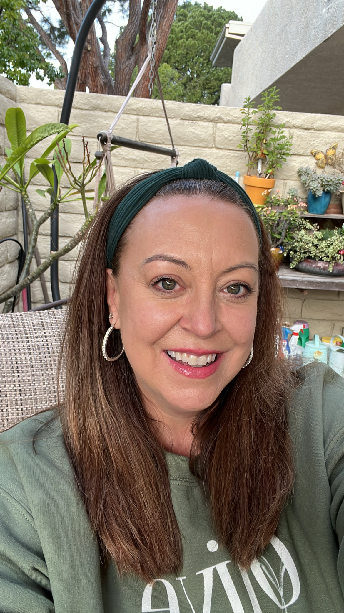 Jen Moore smiling outdoors