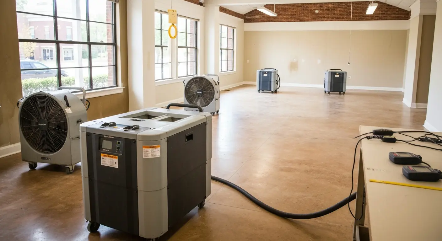 Commercial drying operation