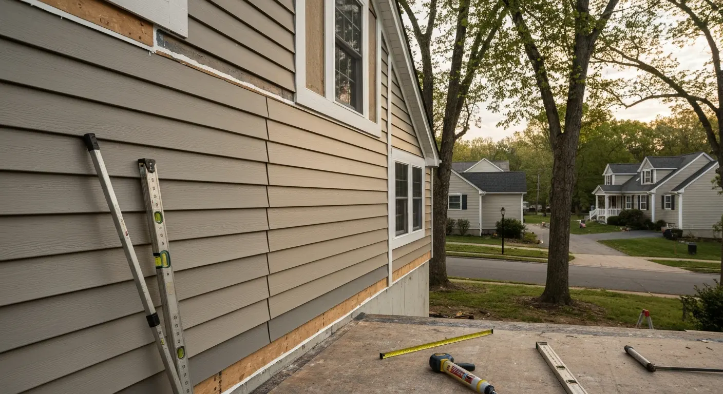 Hardie board siding installation