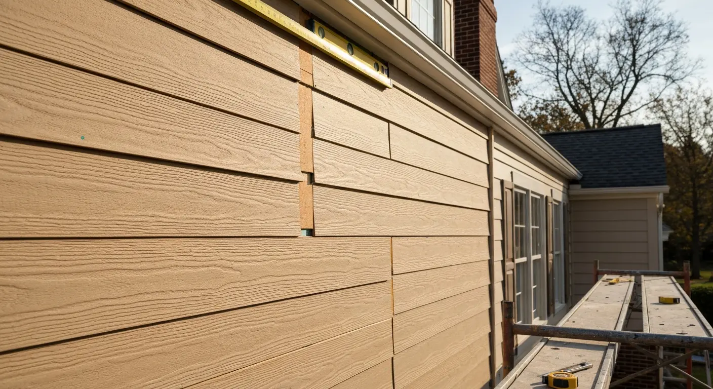 Hardie Board siding installation
