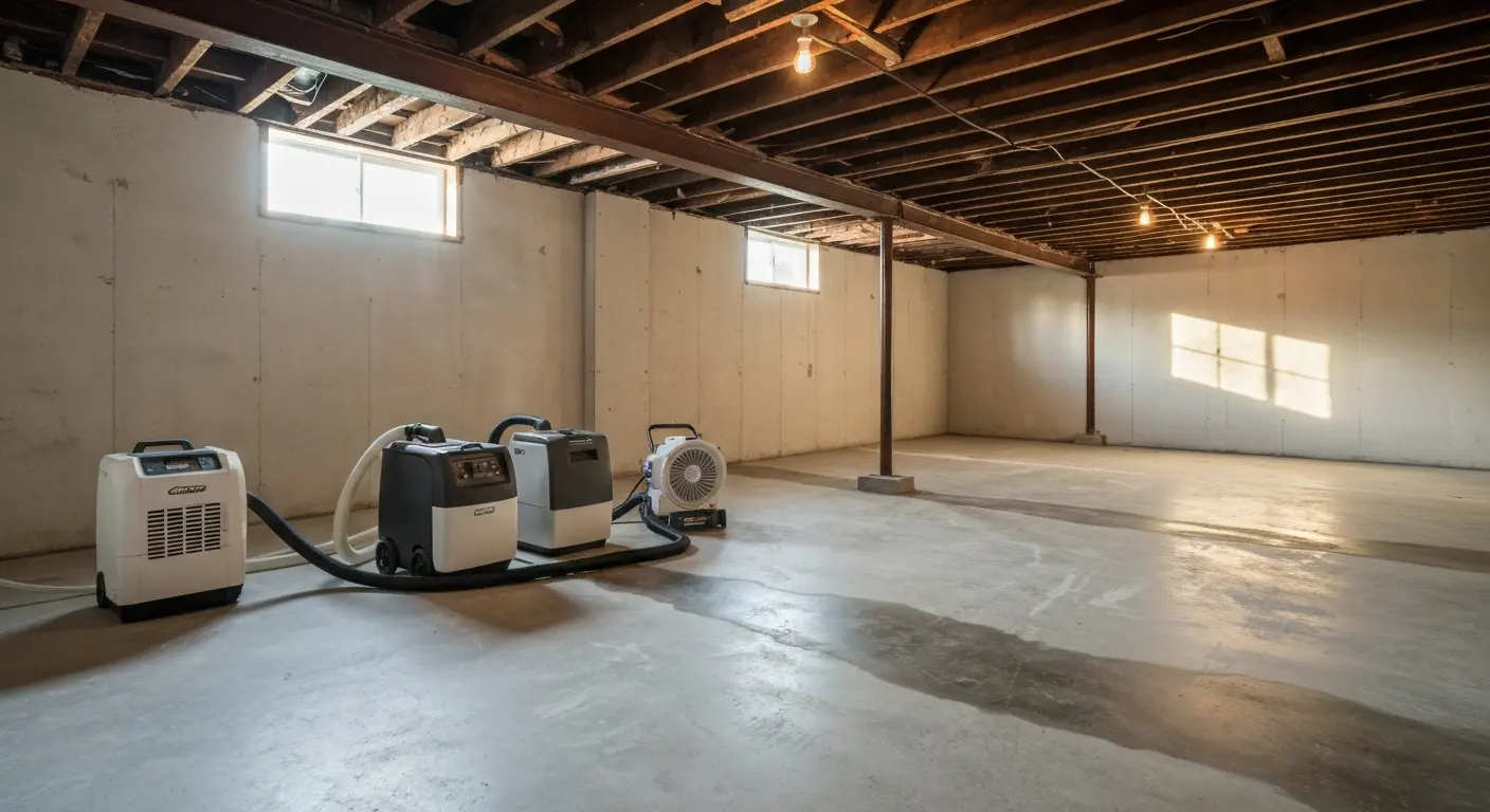 Basement drying project