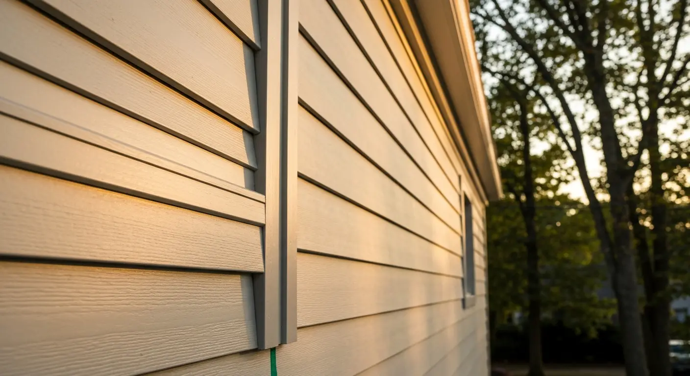 Hardie board siding on Great Falls home