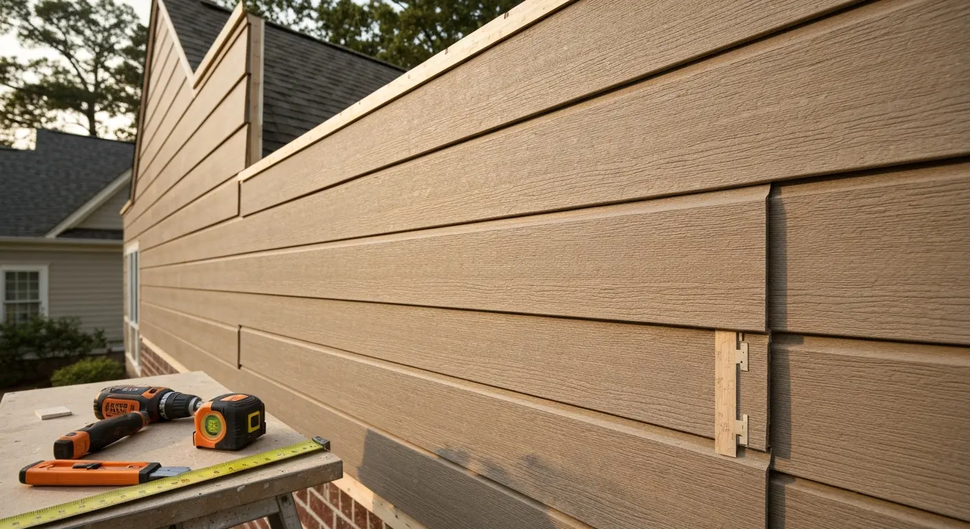 Hardie board siding