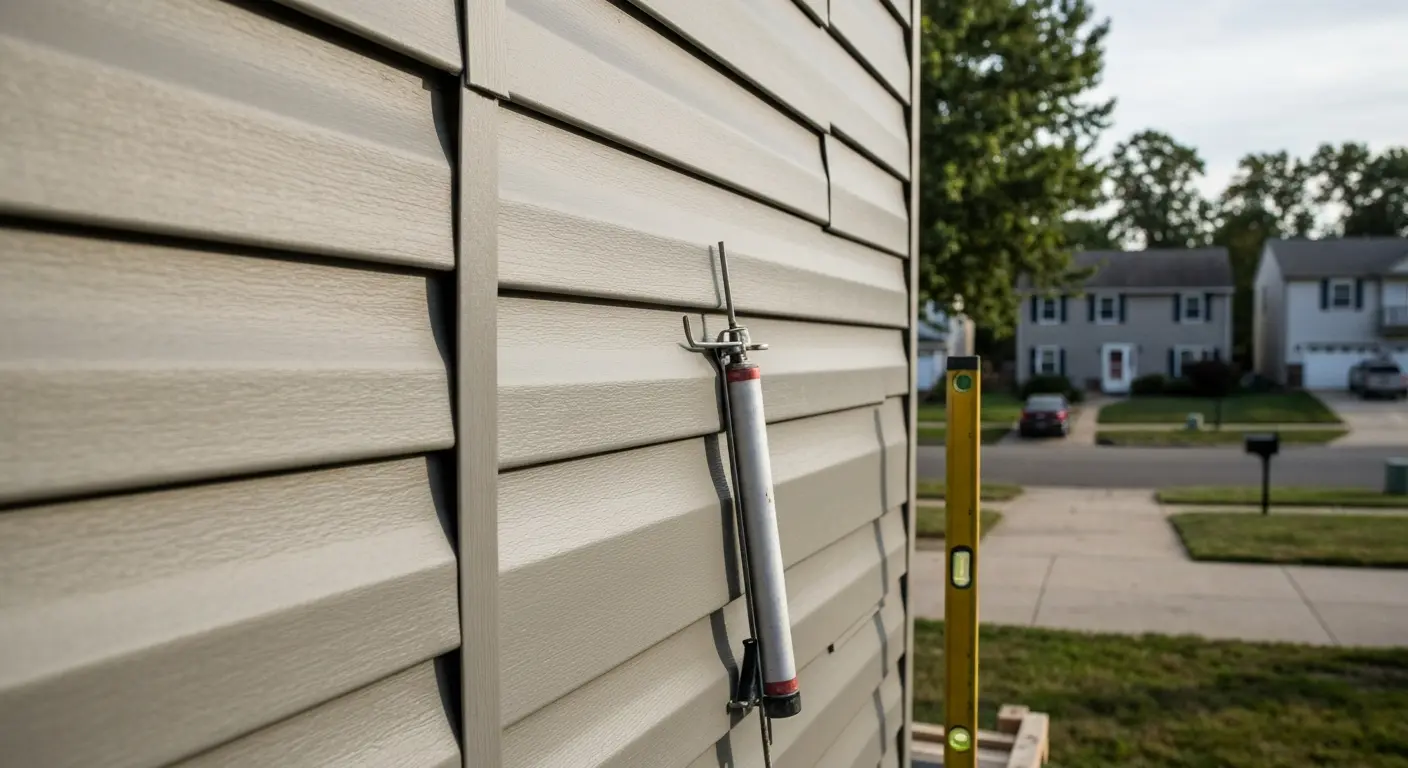 Siding repair work