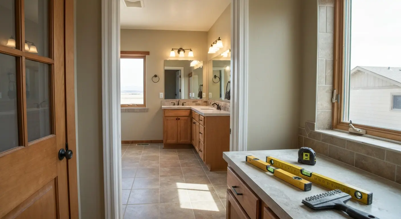 Bathroom remodeling project