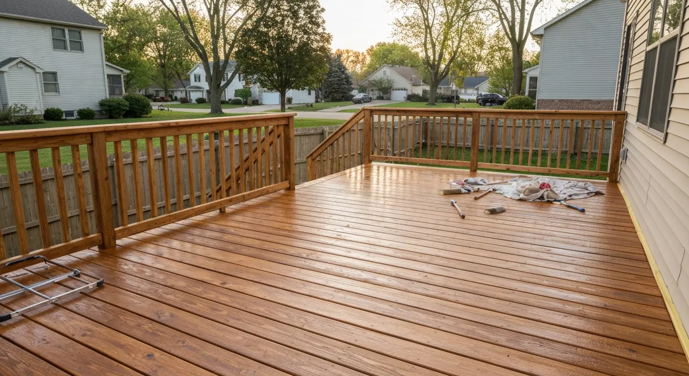 Deck and fence painting and staining