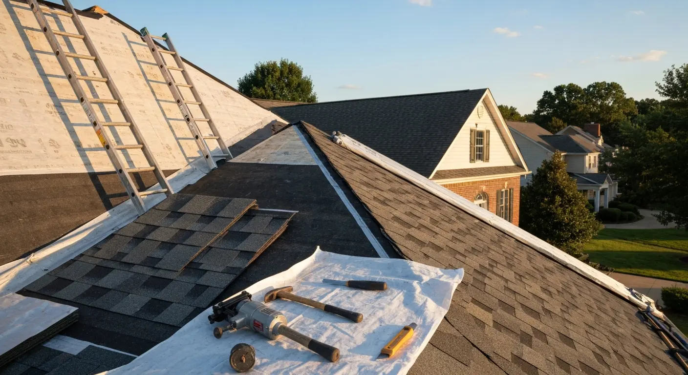 New roof installation Sterling VA