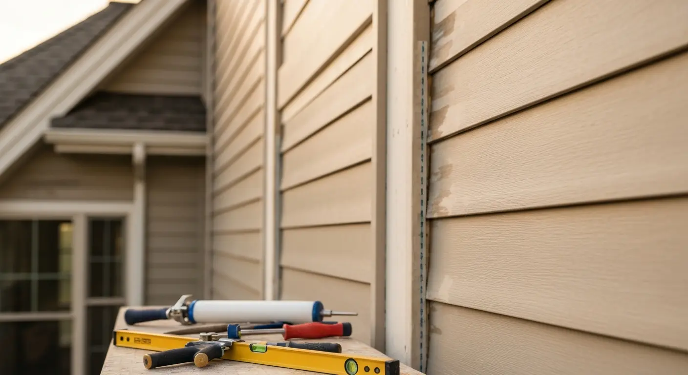 Siding repair and damage fix