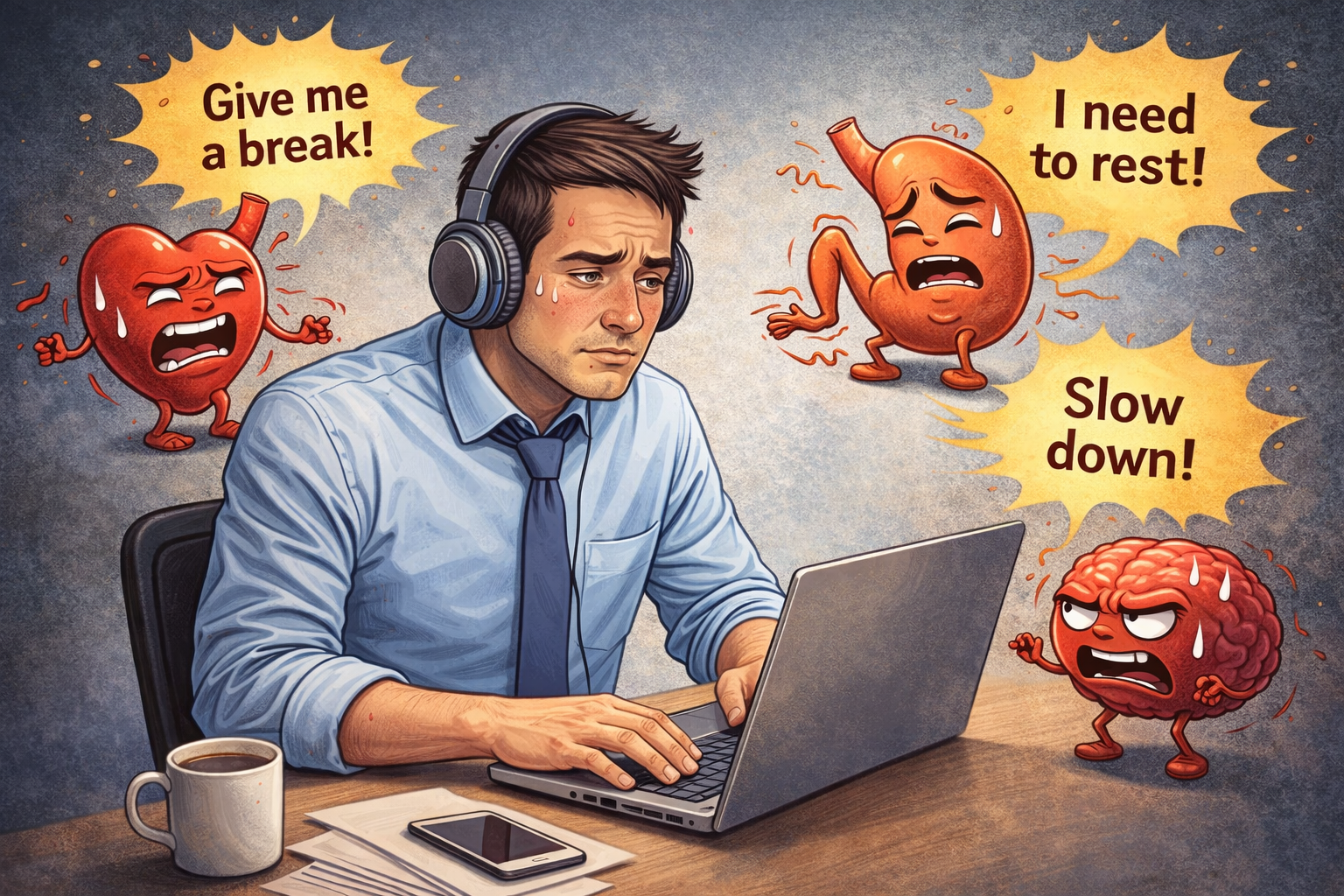 Not listening to your body