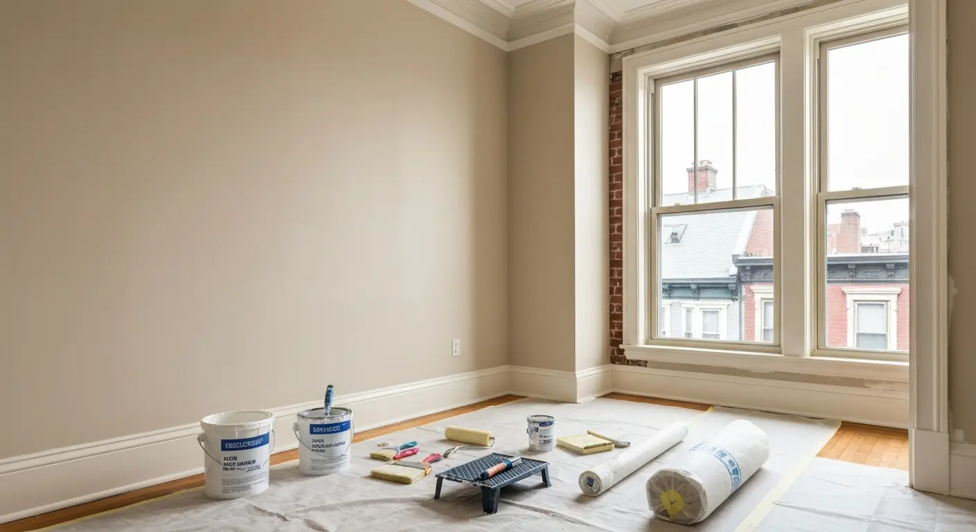 Interior painting preparation
