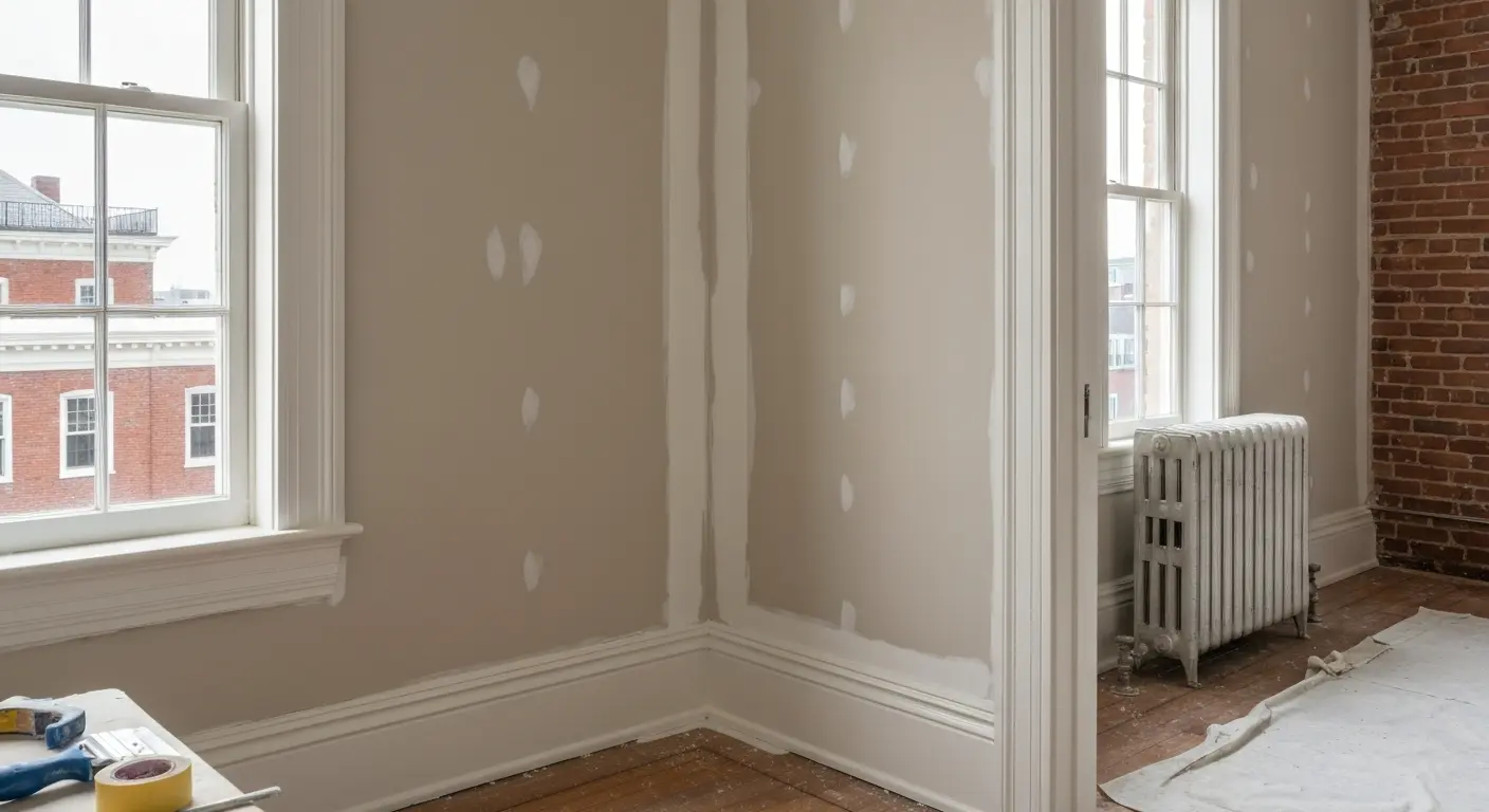 Interior finish work