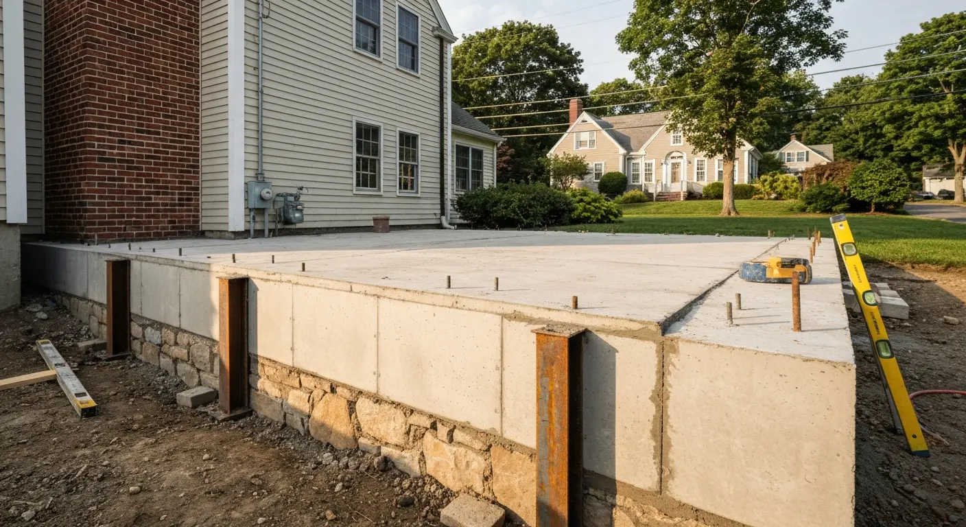 Foundation and structural work Newton MA