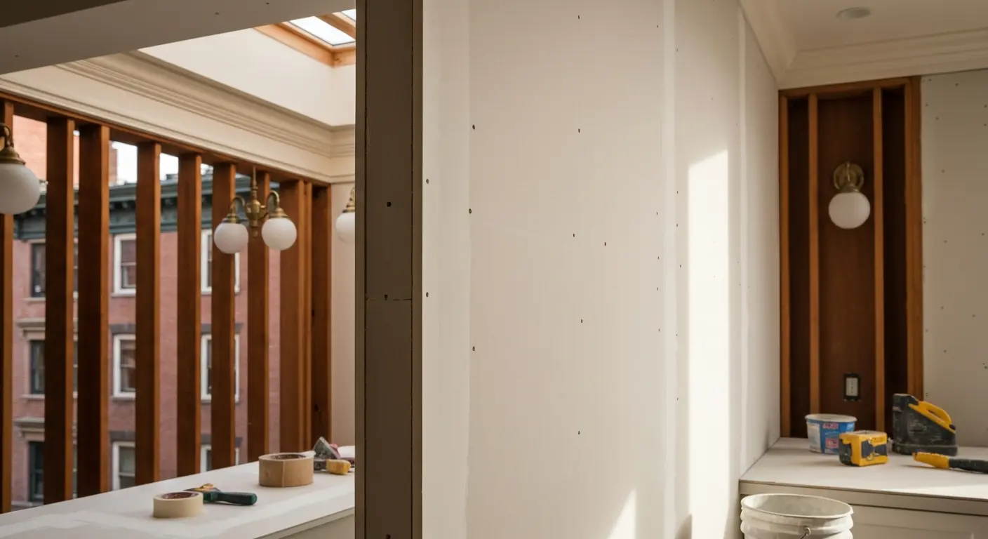 Fire-rated drywall installation