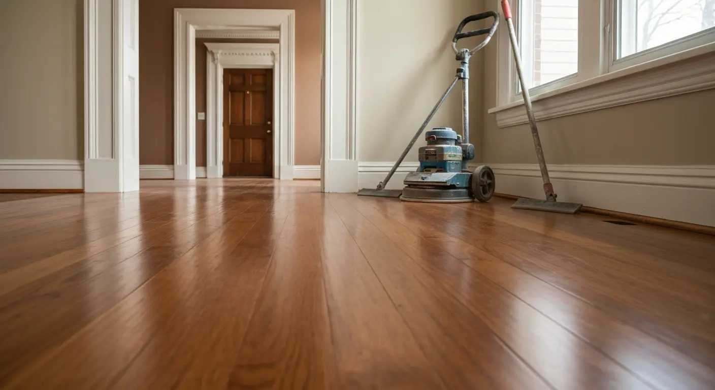 Hardwood floor installation