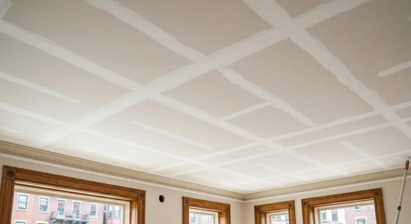 Ceiling drywall installation