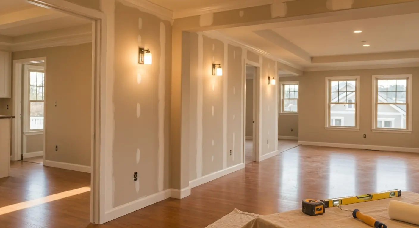 Interior finishing work