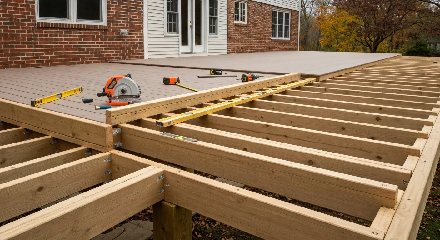 Deck framing and construction