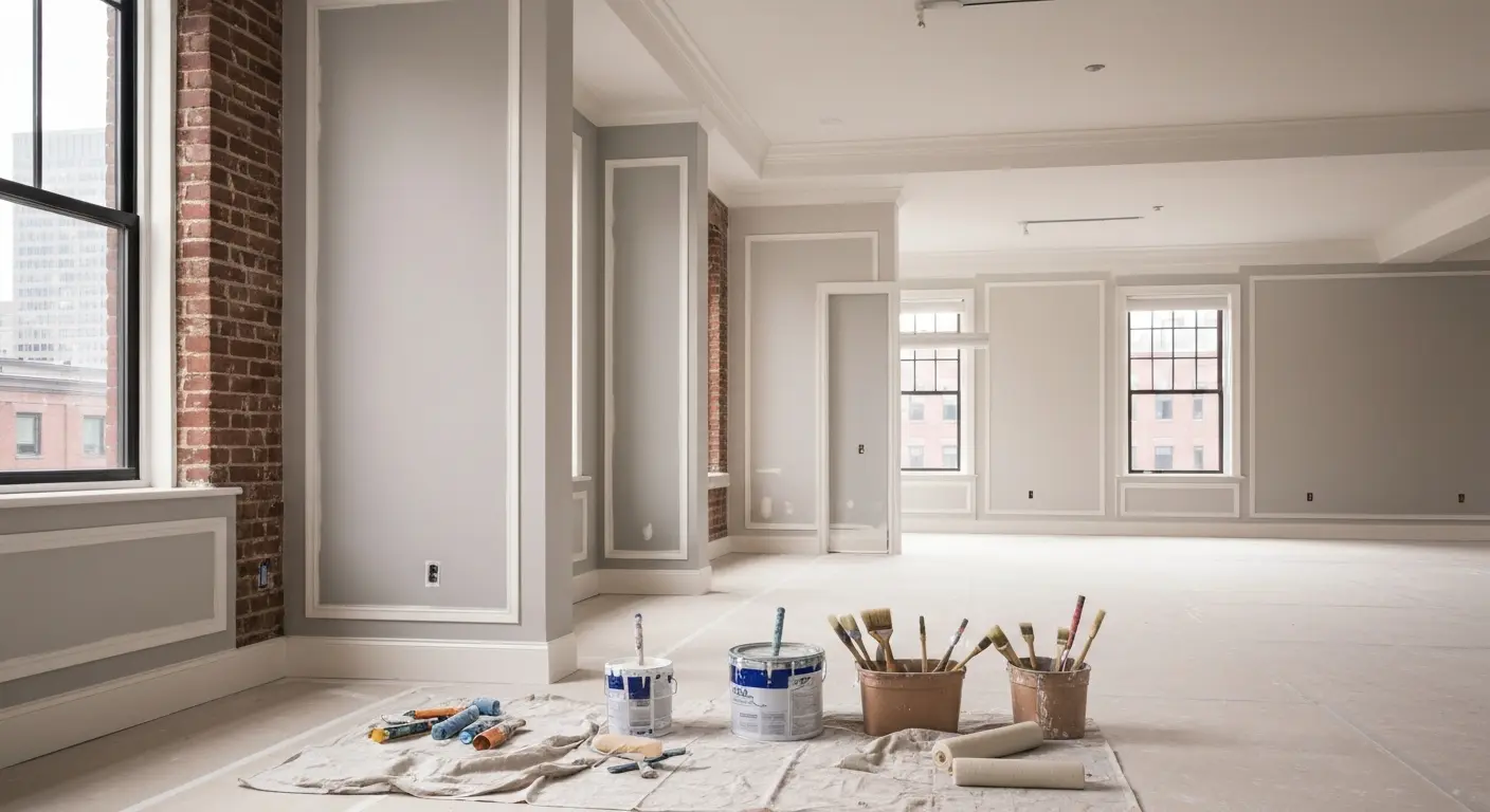 Commercial painting project