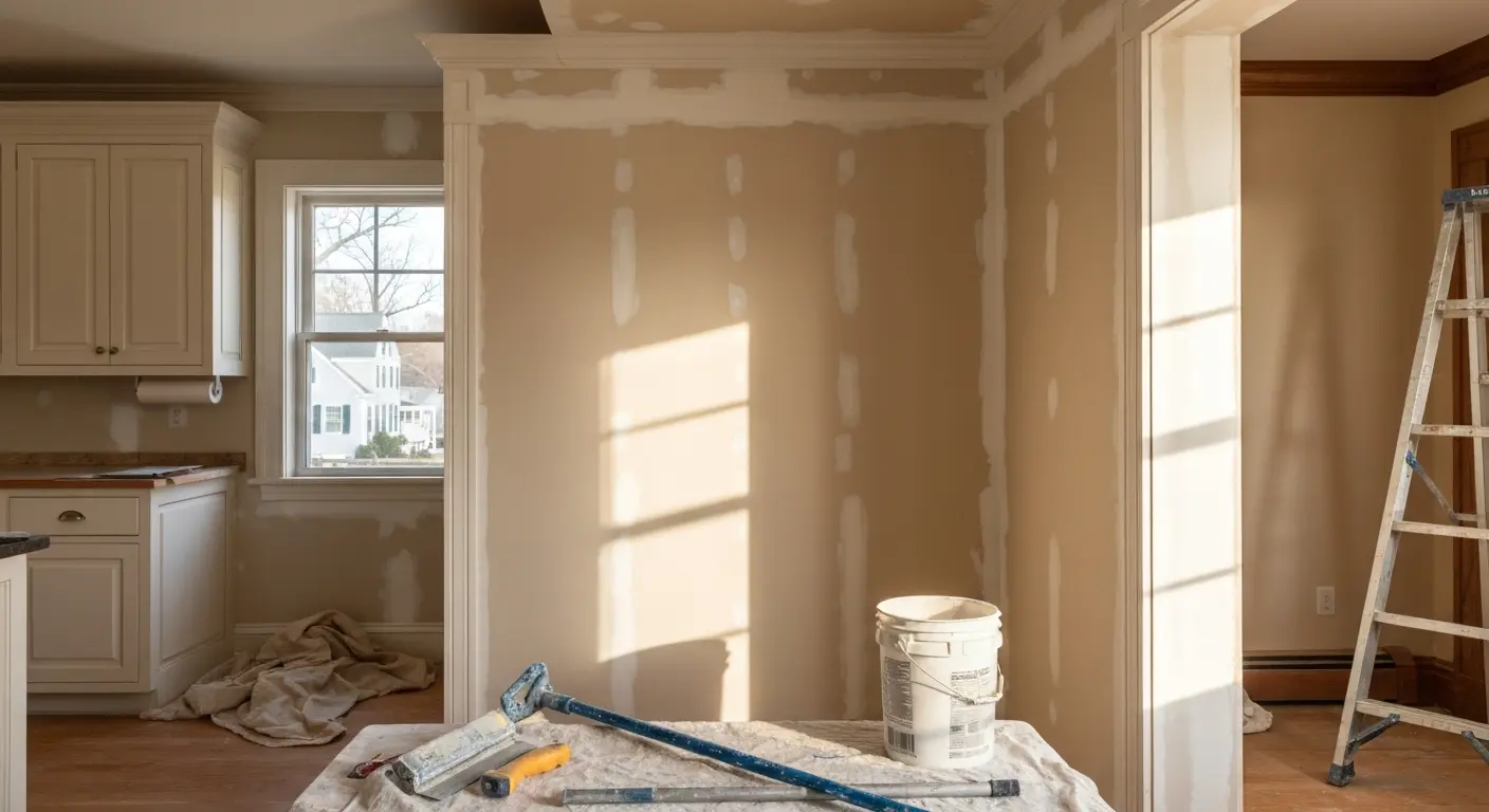 Interior finish work