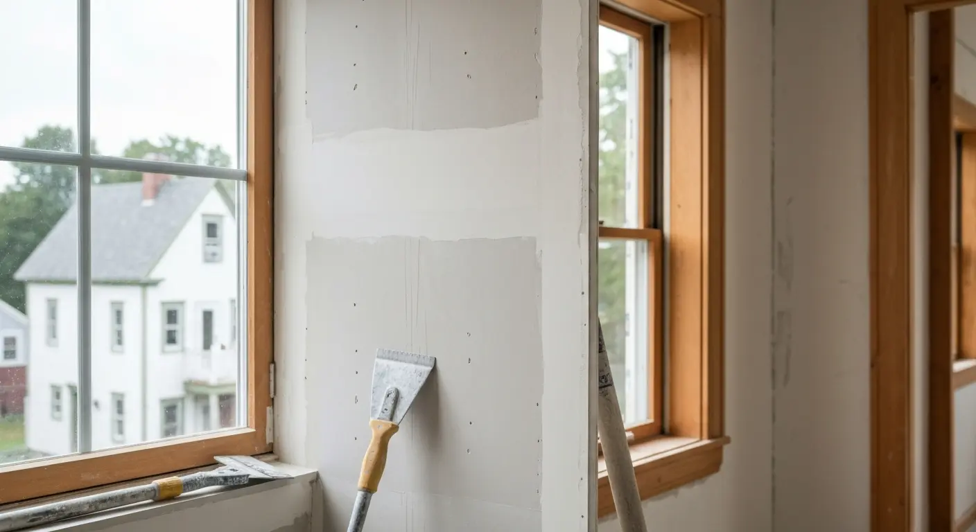 Drywall and plaster finishing