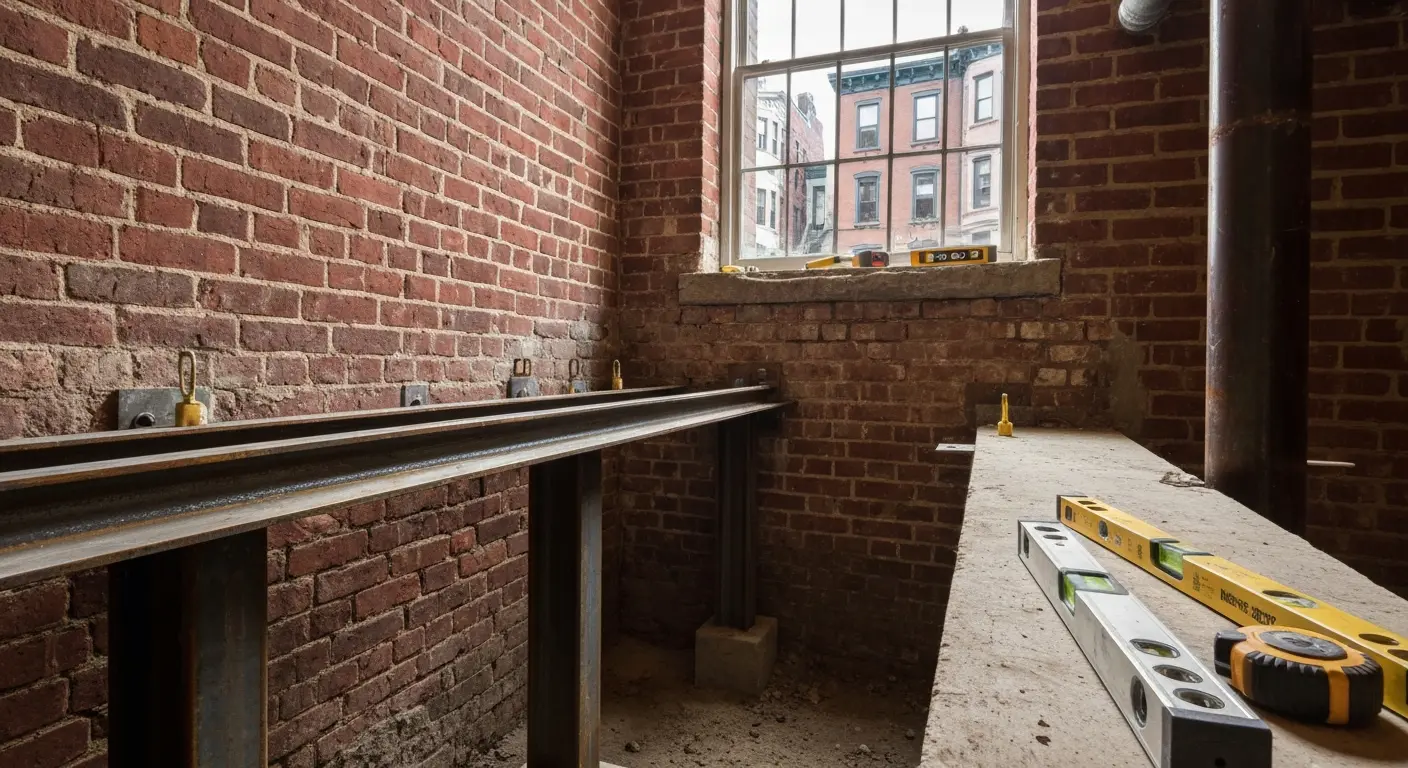 Foundation reinforcement work