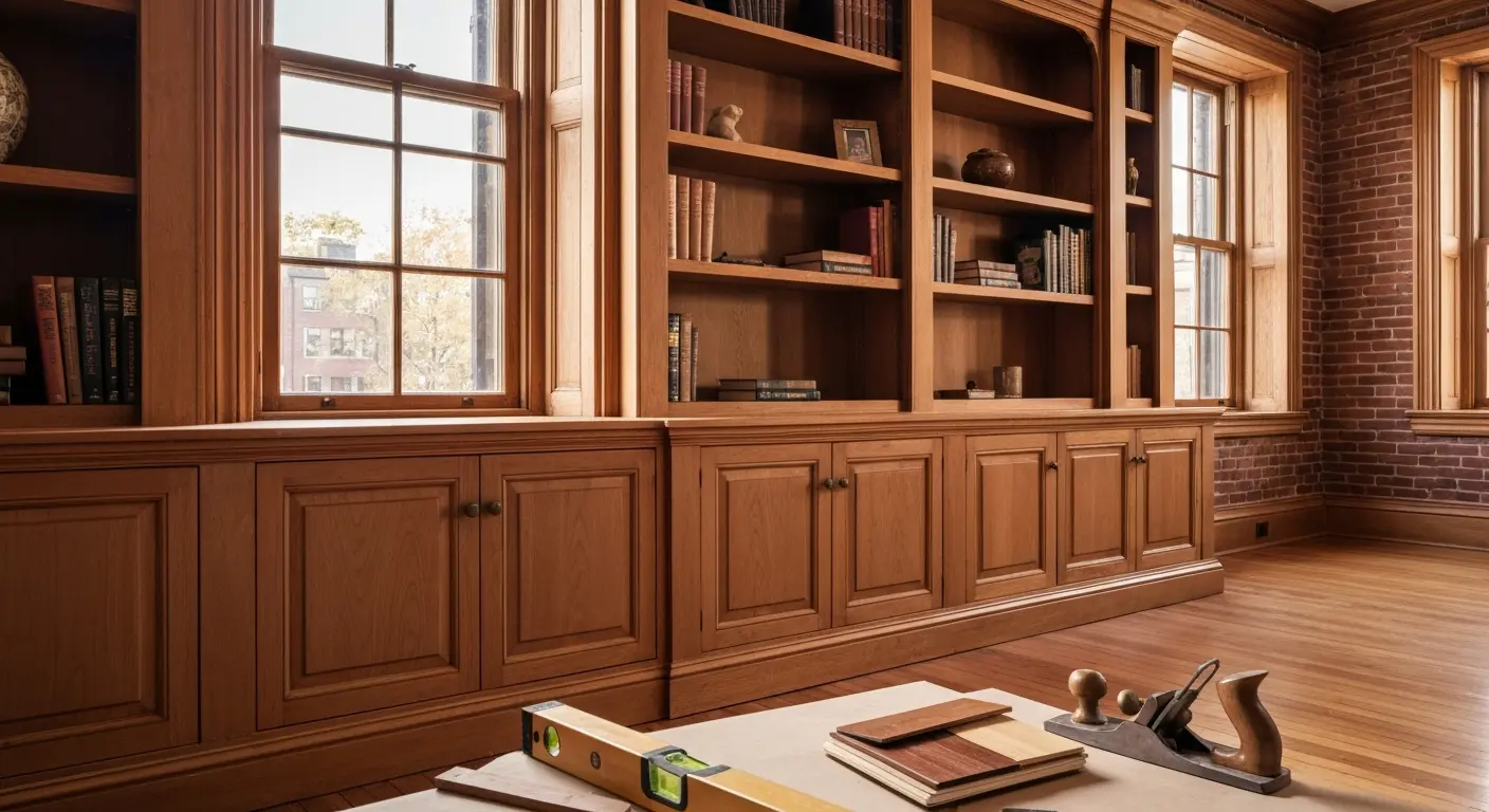 Finished interior carpentry