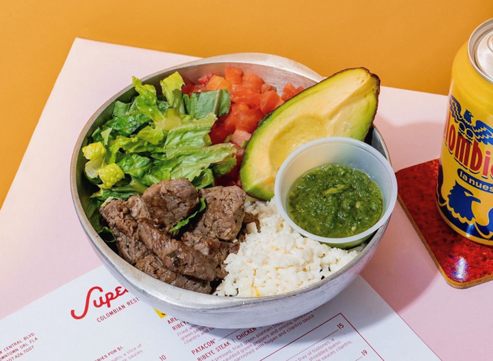 Steak Rico Bowl - Ribeye bowl Colombian restaurant Orlando