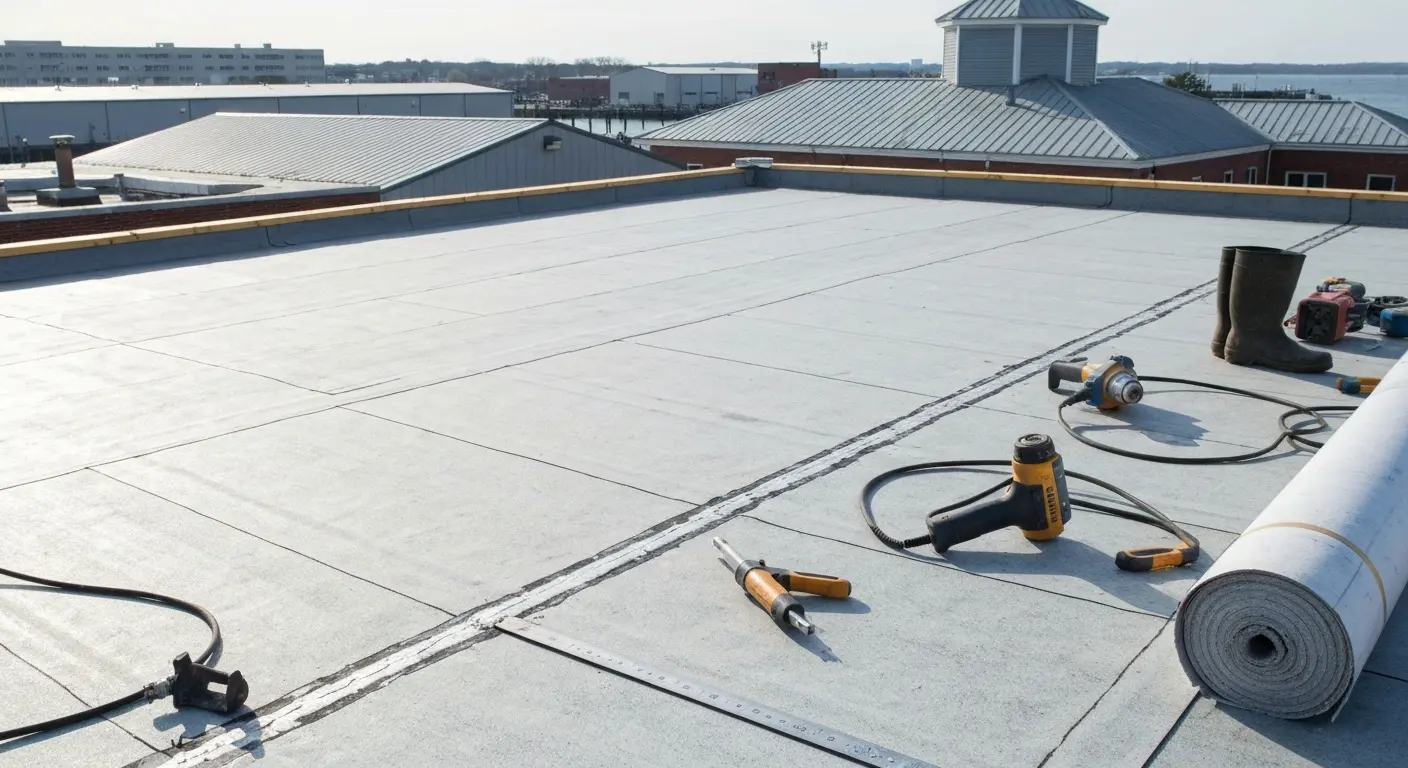 Flat roof replacement