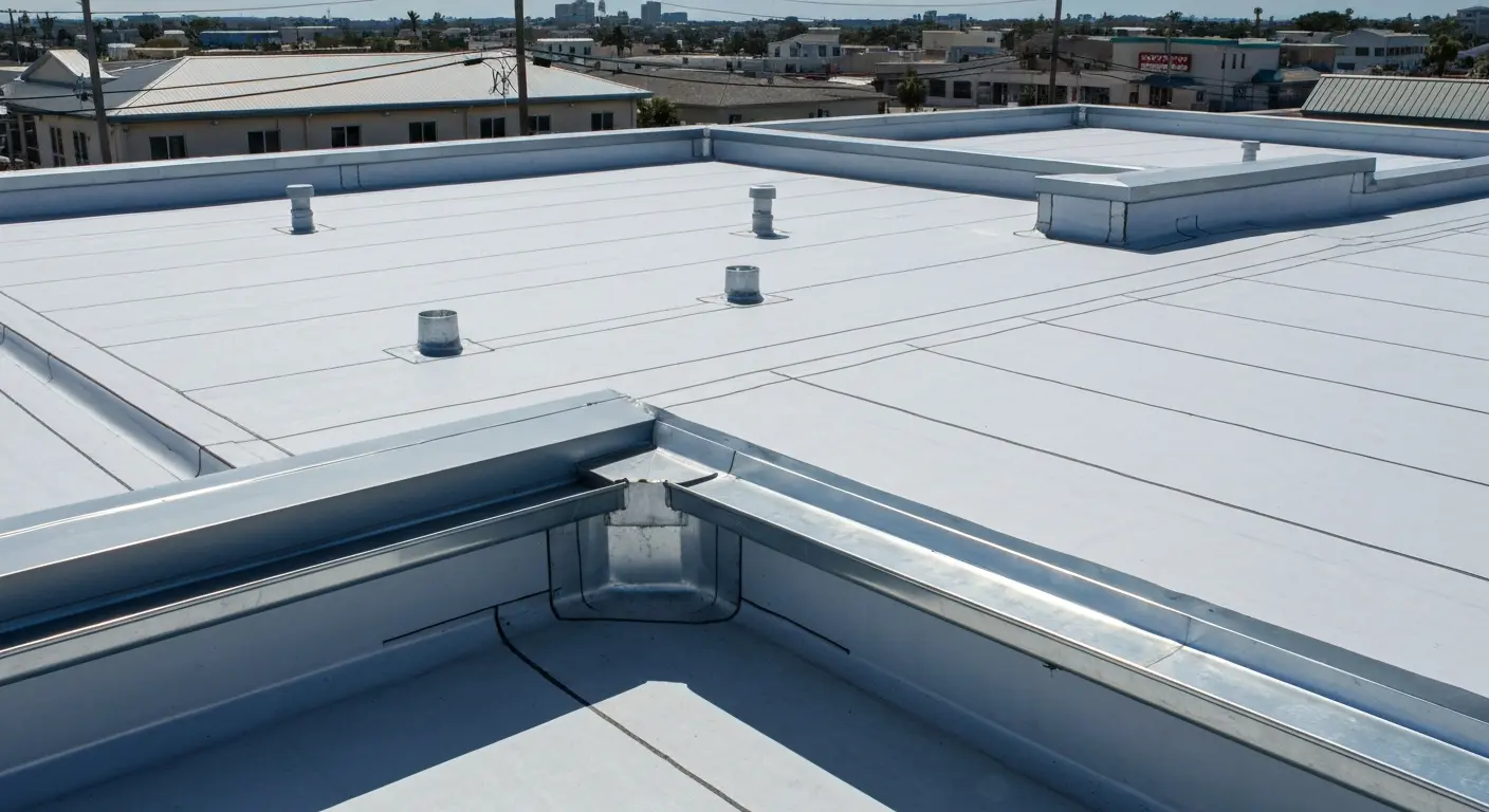 Flat roof inspection