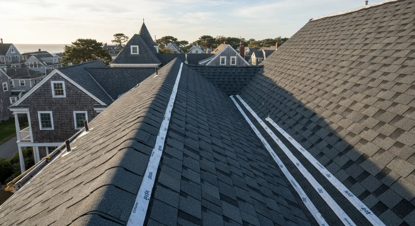 Shingle roof installation