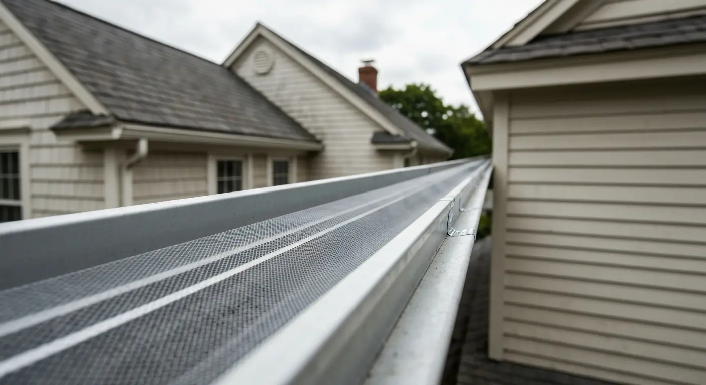 Micro-mesh gutter guard installation